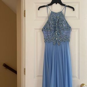 Formal gown with beading